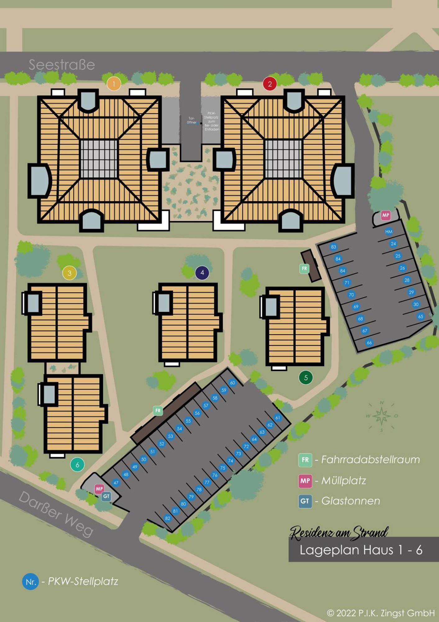 Residenz Am Strand Wohnung 3-54 Zingst Luaran gambar
